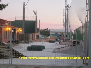 Foto de las obras del futuro Skatepark de Canet d´en Berenguer