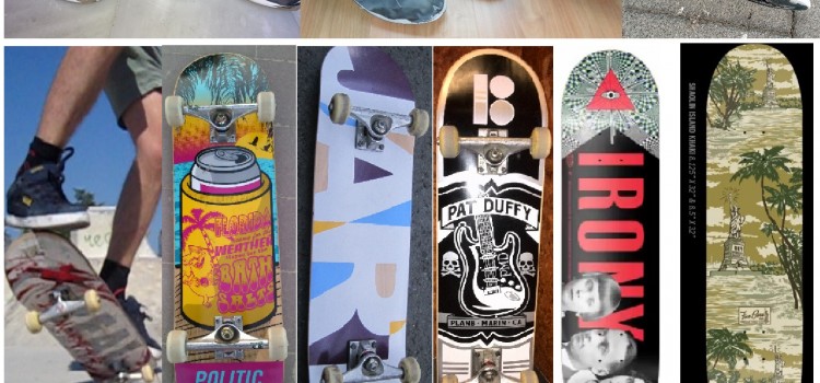 skateboarding decks and shoes used during a whole year -sexandskateandrocknroll.com