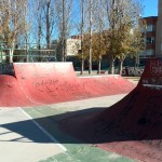 Foto con las rampas de skatepark -dónde-patinar-en-Sueca-Valencia