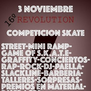 3 noviembre - skate revolution